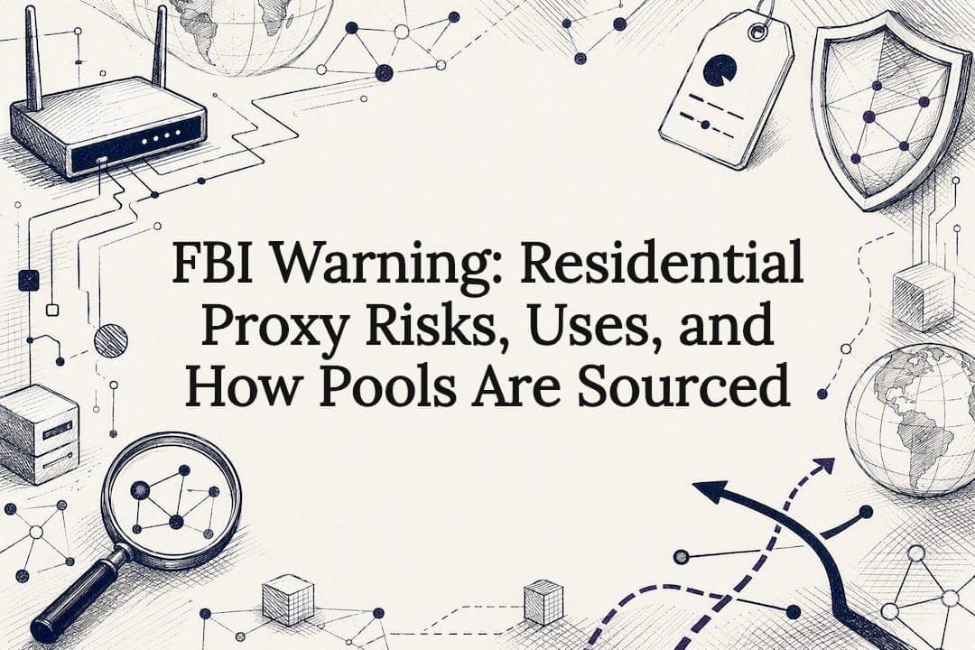 FBI Warning: Residential Proxy Risks, Uses, and How Pools Are Sourced